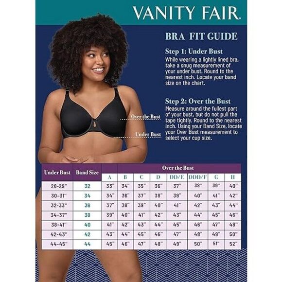 Women's 42DDD Bra Plus Size Unlined Black Silky Thick Straps Underwire 42F - Picture 8 of 8